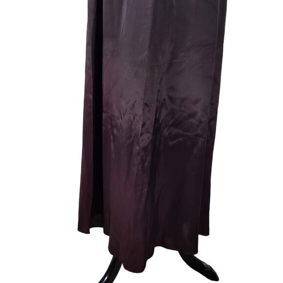 Vintage Dark Bridgerton Black Formal Dress 90s Rhapsody Collection Cowl Neck 12 - Picture 8 of 11